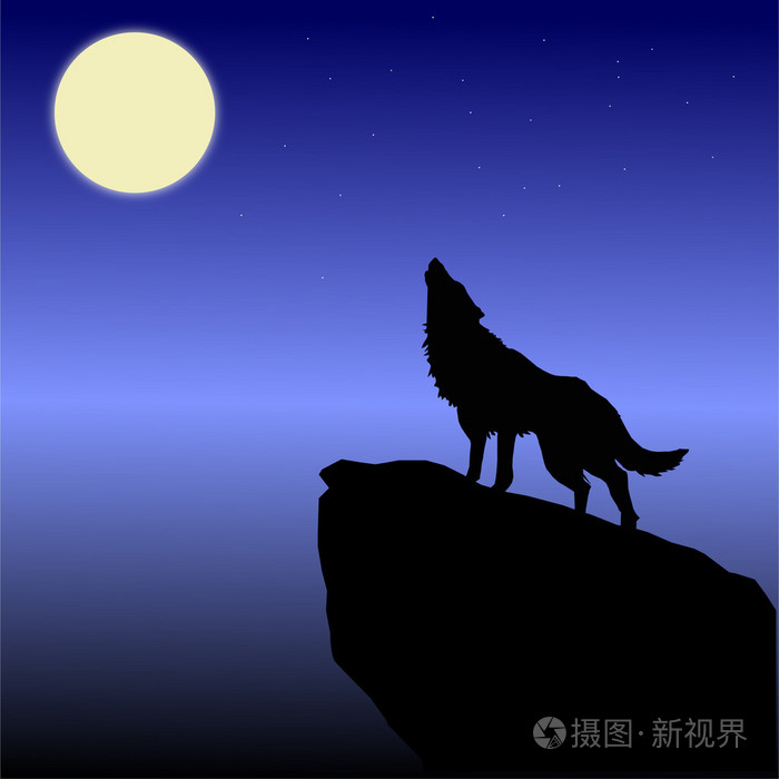 狼在月球上嚎叫