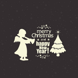 圣诞快乐, 新年贺卡与天使