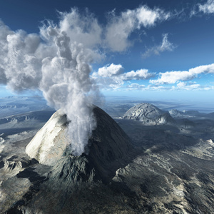 年轻的火山出生了