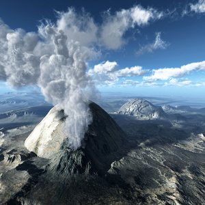 火山爆发