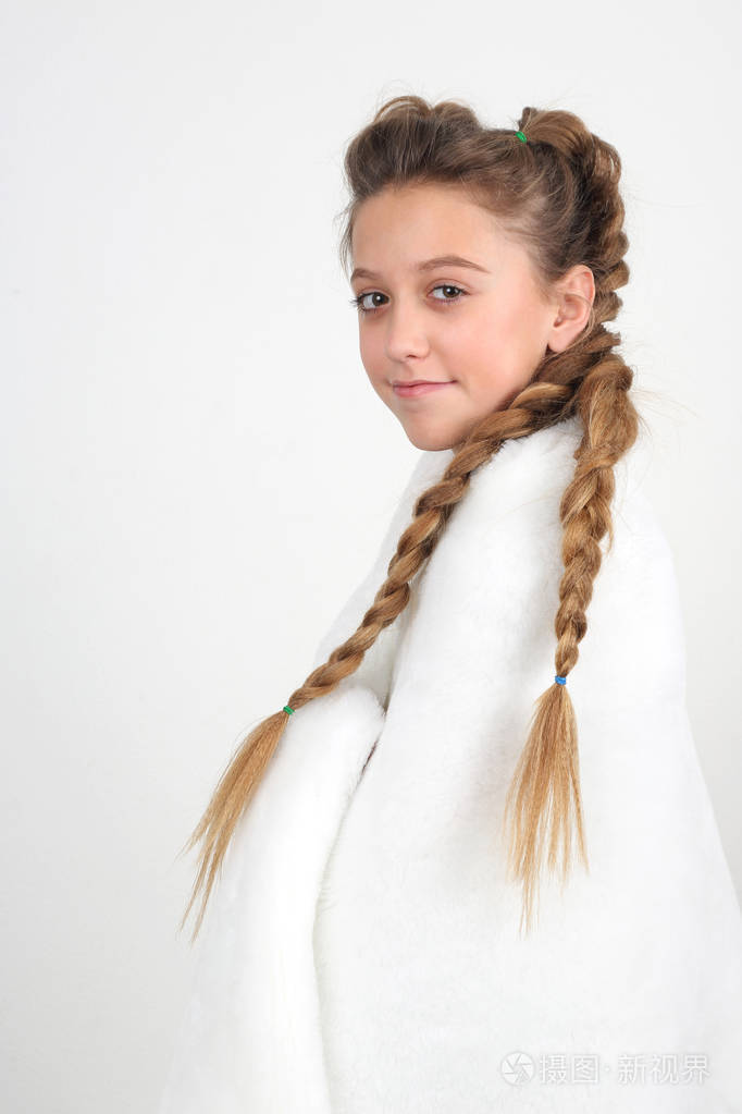 在怀特的辫子女孩