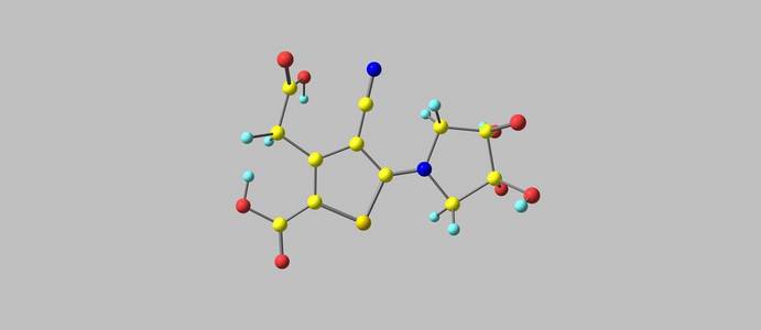 Ranelic 酸分子结构上灰色孤立