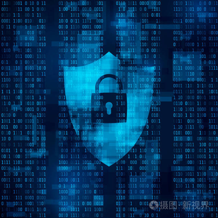 防火墙-数据保护.网络安全 sysrem.抽象矢量技术背景