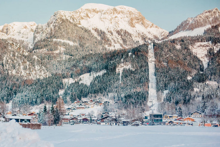 冬季 koenigssee 拜仁阿尔卑斯山