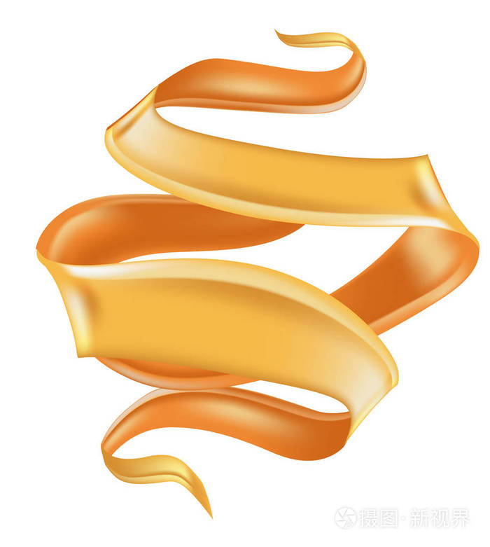 矢量写实绸带插画-正版商用图片02x6aq-摄图新视界