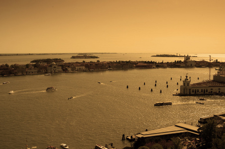 威尼斯城市鸟瞰图