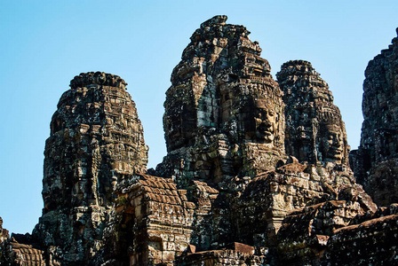 柬埔寨吴哥窟的历史建筑