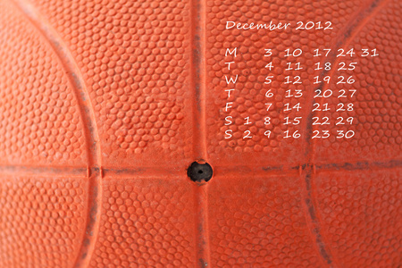 2012年12月的日历