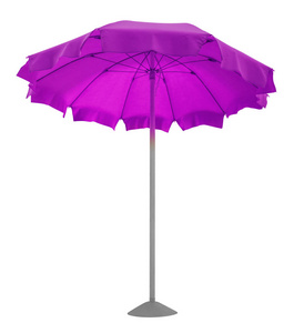 沙滩伞紫