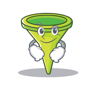 傻笑漏斗人物卡通风格照片