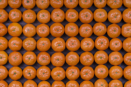 新鲜橙, 柑橘果, 普通话模式背景, 顶部视图