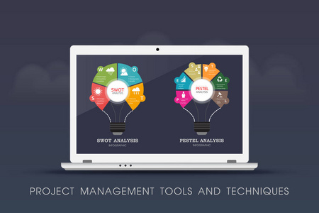 基于 Swot 和 Pestel 分析的笔记本项目管理工具与技术