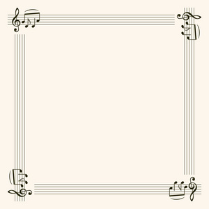 音乐五线谱图片