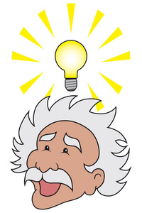 天才与灵感 插画