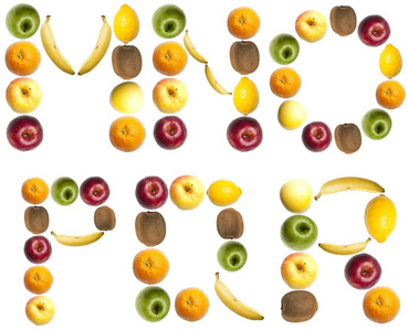 水果的字母