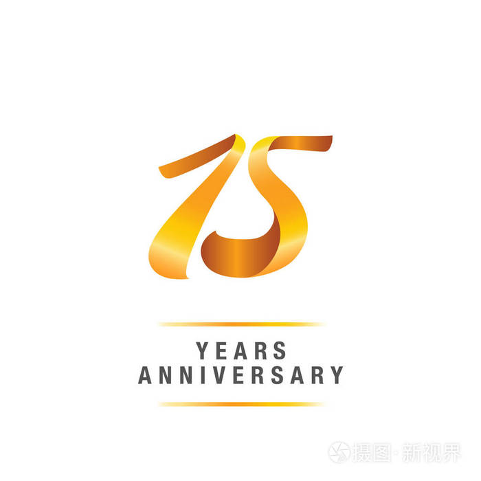 15年周年纪念庆祝标志在白色背景隔绝的媒介例证