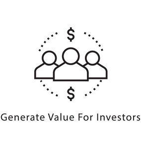 投资者向量行图标的值图片