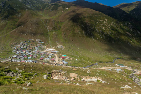 Kavrun 高原或台地的村庄在 Kackar 山或简单地 Kackars 在 Camlihemsin, rize 社团, 土耳