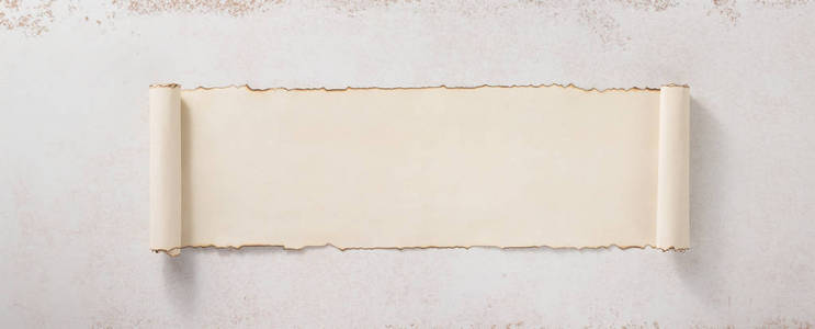 与空纸卷轴在彩色背景上的横幅, 卡.空白的矢量古代滚动的羊皮纸壁纸.