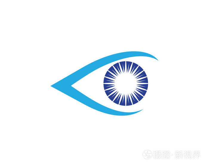 保护眼睛logo设计图片