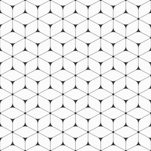 用直线连接的光滑三角形的矢量无缝模式照片