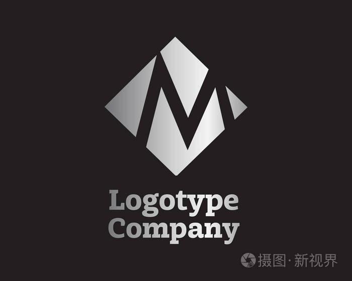 标志字母m品牌标识公司矢量标志