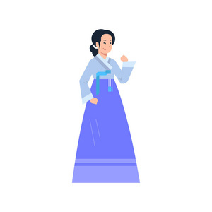 中国古代女子插画 中国古代女子手绘 中国古代女子卡通图 摄图新视界