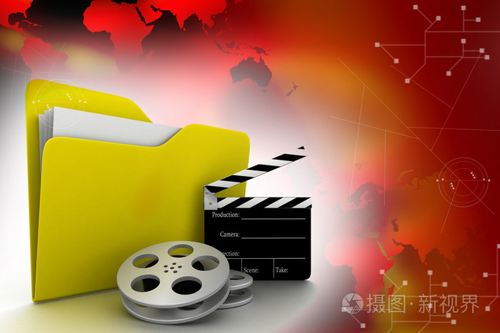 文件夹和电影资料