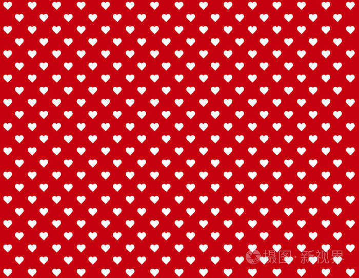 微白的心和爱无缝的情人节背景eps包括无缝填充任何形状的图案样本