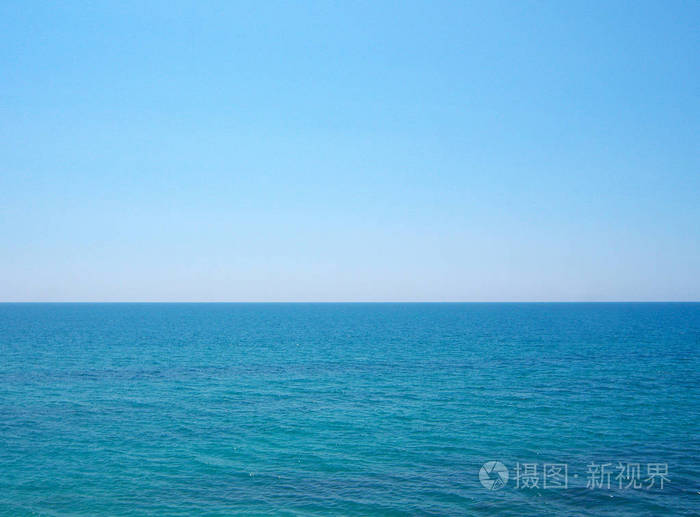 摄图新视界 照片 素材 蓝海地平线蓝天.jpg