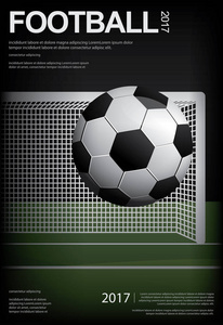 足球足球海报投资者关系管理图