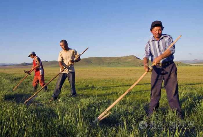三蒙古农民辛勤工作, 原 photoset