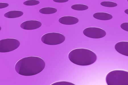 带圆柱孔的纯紫表面图片