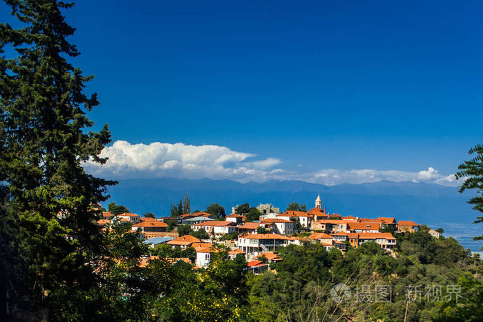 希格全景，Kakheti 区域的格鲁吉亚