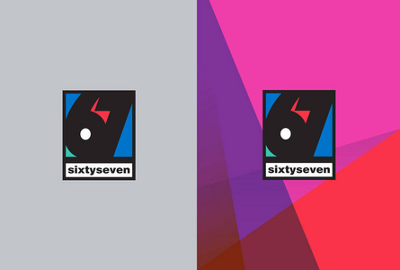 67粗体数字标志向量插图照片