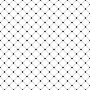 无缝的黑色和白色圆形正方形网格图案背景-矢量图形从对角方块照片