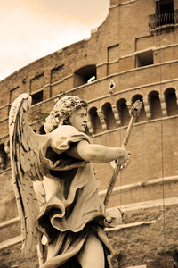 罗马桑塘罗桥天使雕塑图片