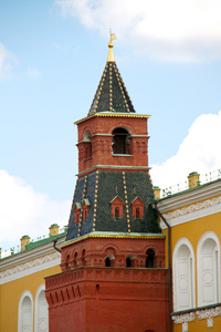 莫斯科城市俄罗斯。 克里姆林宫
