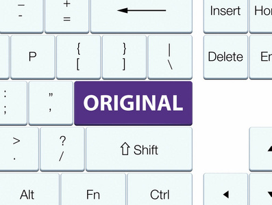 原始紫色键盘按钮