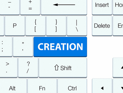 创建蓝色键盘按钮