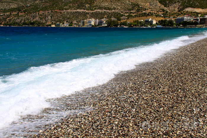 萨莫斯岛海滩希腊