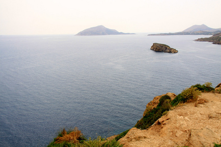 美丽的希腊景观海