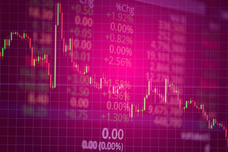 ppt指示图与指示器显示看涨点蜡烛棍子 graph 图表或照片