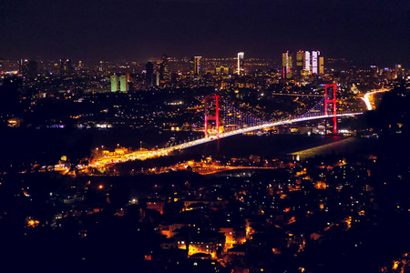 土耳其 Istanbuli2017年11月11日 伊斯坦布尔之夜