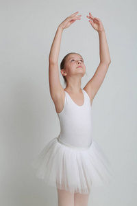 作为一名芭蕾舞演员年轻模型