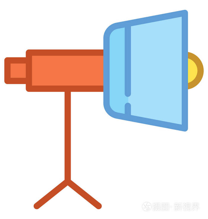 聚光灯矢量图标