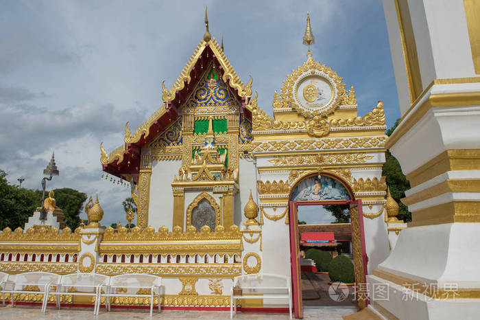 帕那帕侬宝塔寺老挝语的佛塔，那空拍侬，泰国风格
