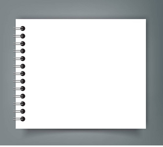 空白方笔记本日历样机封面模板