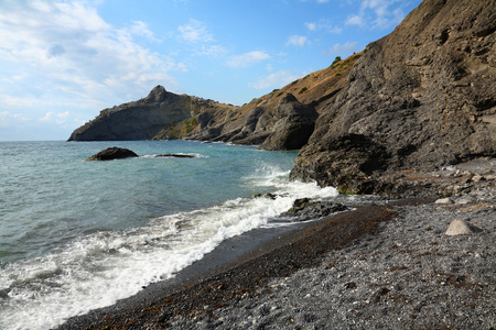 海滩和大海的视图图片