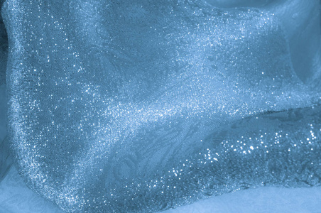 面料丝绸灯.浅蓝色上校照片
